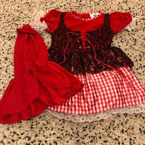 Lil’ Red Riding Hood Costume Toddler size 2T-4T